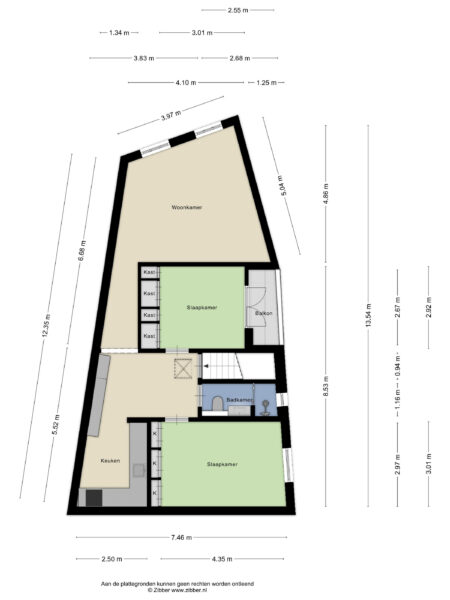 taanplaats 30, spaarndam gem. haarlem – plattegrond 2