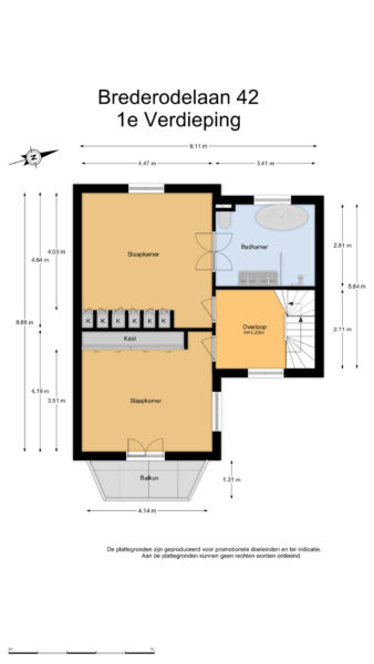 brederodelaan 42, bloemendaal – plattegrond 3