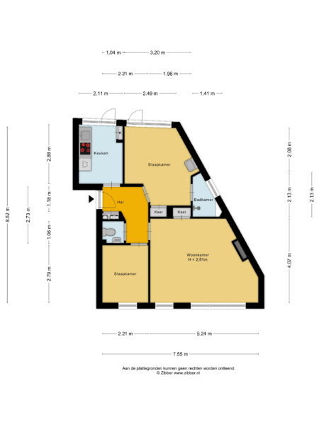 teding van berkhoutstraat 27, haarlem – plattegrond 2