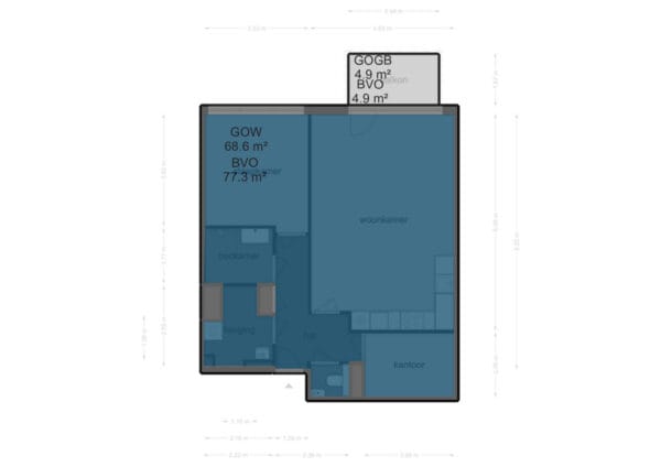 mt. lincolnweg 124, amsterdam – plattegrond 2