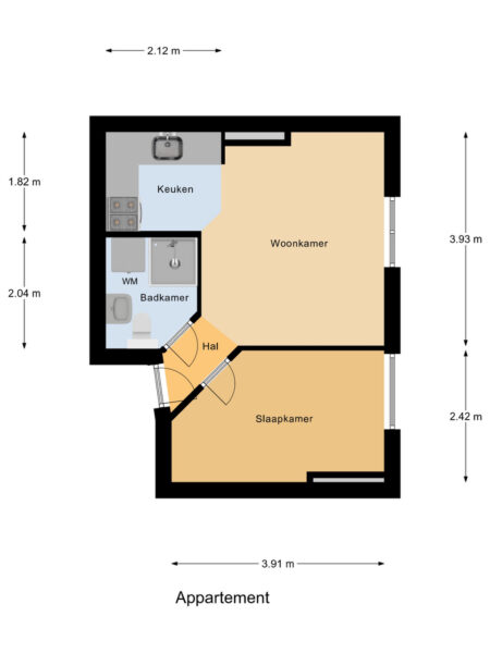 wilsonsplein 17d, haarlem – plattegrond