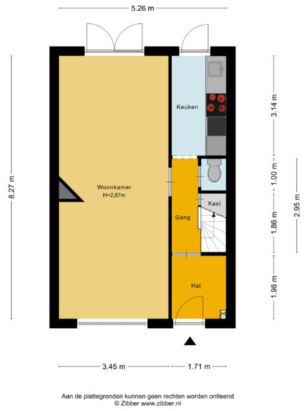 maxwellstraat 26, haarlem – plattegrond