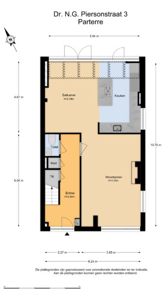 dr. n.g. piersonstraat 3, heemstede – plattegrond 2