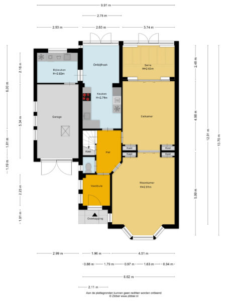 churchilllaan 60, haarlem – plattegrond 4