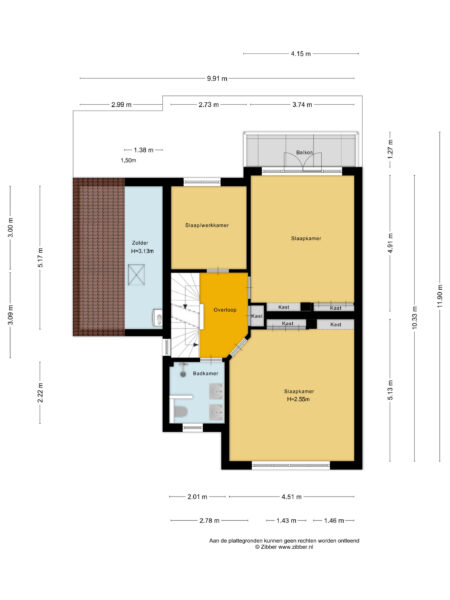 churchilllaan 60, haarlem – plattegrond 5