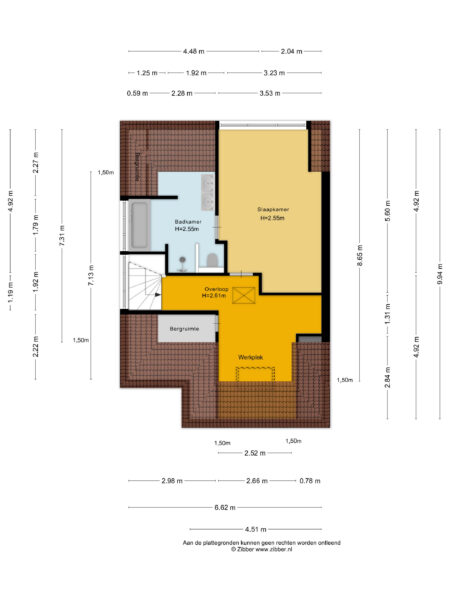 churchilllaan 60, haarlem – plattegrond 6