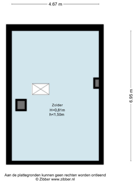 nijlstraat 34, haarlem – plattegrond 4