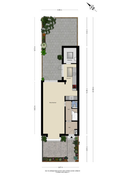 overtonweg 7, haarlem – plattegrond
