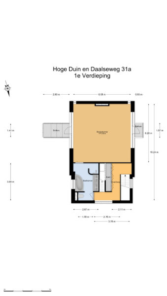 hoge duin en daalseweg 31a, bloemendaal – plattegrond 5