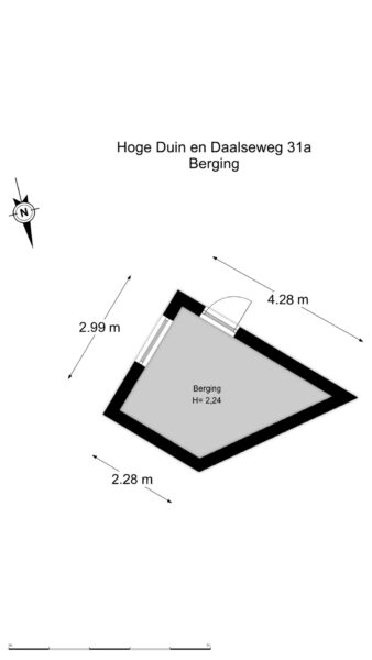 hoge duin en daalseweg 31a, bloemendaal – plattegrond 8