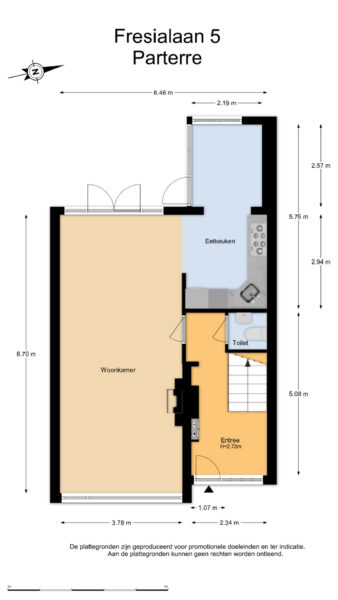 fresialaan 5, heemstede – plattegrond 4