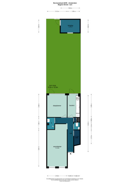 burmanstraat 24h, amsterdam – plattegrond 2