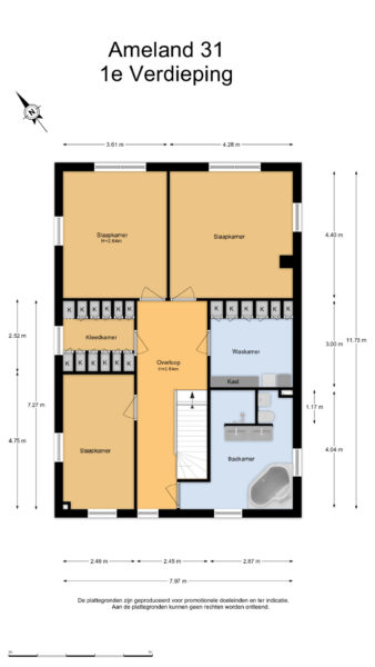 ameland 31, heemskerk – plattegrond 5