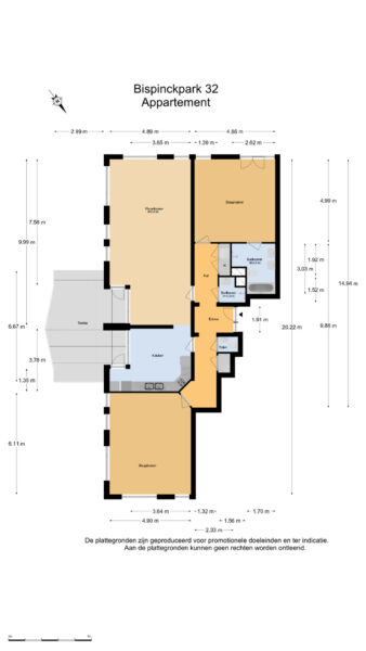 bispinckpark 32, bloemendaal – plattegrond 5