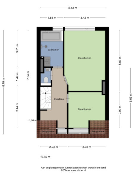 vondelweg 16rd, haarlem – plattegrond 5