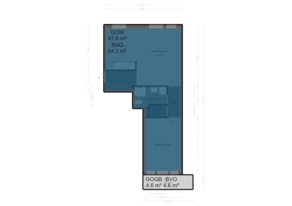 haarlemmerweg 481g, amsterdam – plattegrond 2