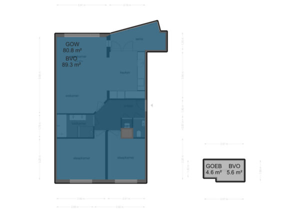 tugelaweg 134d, amsterdam – plattegrond 3