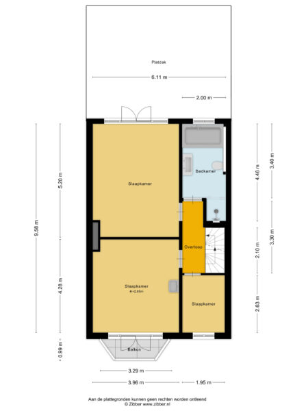lakenkopersstraat 5, haarlem – plattegrond 4