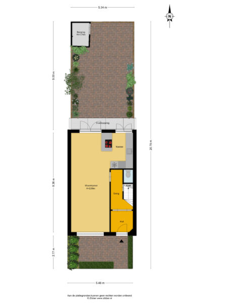 doverstraat 6, haarlem – plattegrond 2