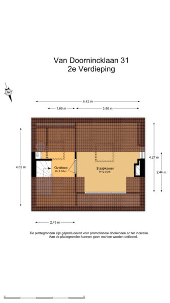 van doornincklaan 31, bennebroek – plattegrond 3