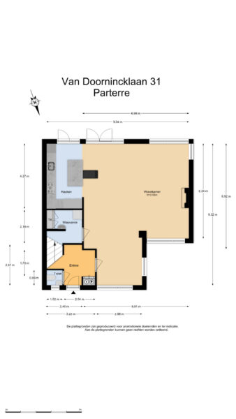 van doornincklaan 31, bennebroek – plattegrond 6