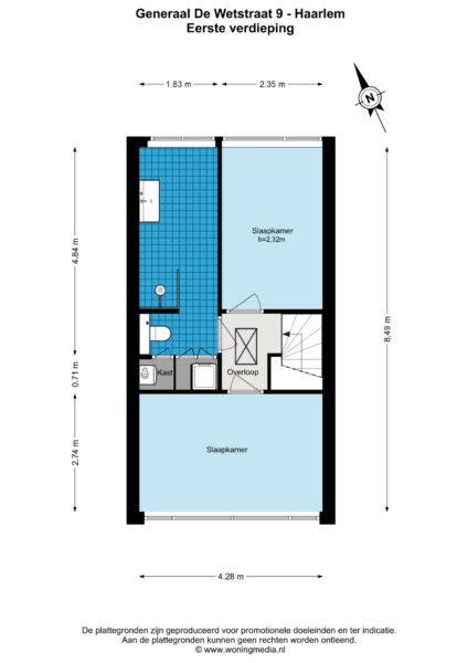generaal de wetstraat 9, haarlem – plattegrond 9