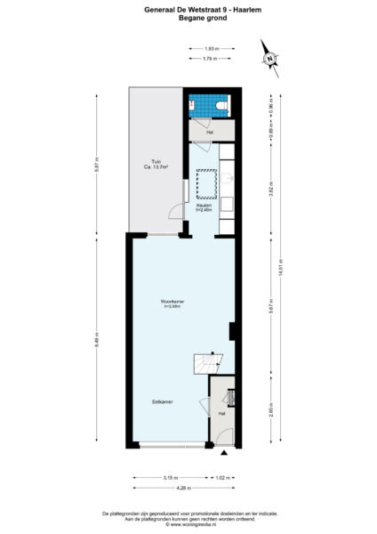 generaal de wetstraat 9, haarlem – plattegrond 7