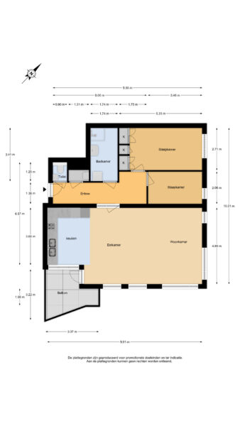 bispinckpark 8, bloemendaal – plattegrond 3