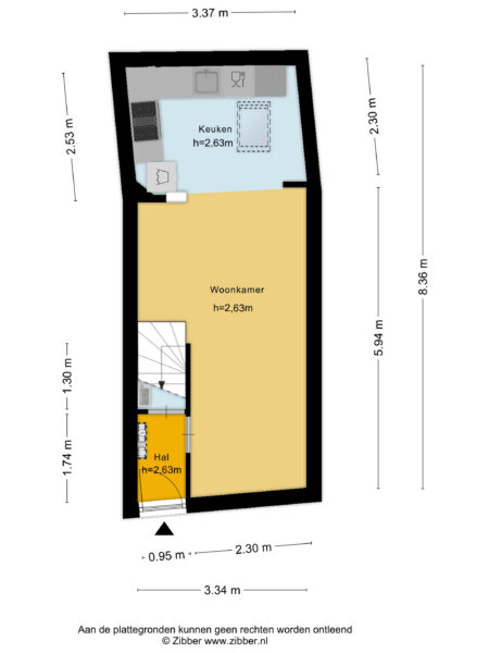 doelstraat 19a, haarlem – plattegrond