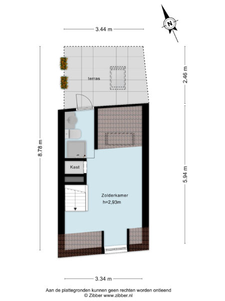 doelstraat 19a, haarlem – plattegrond 3