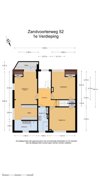 zandvoorterweg 52, aerdenhout – plattegrond 5
