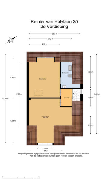 reinier van holylaan 25, heemstede – plattegrond 5