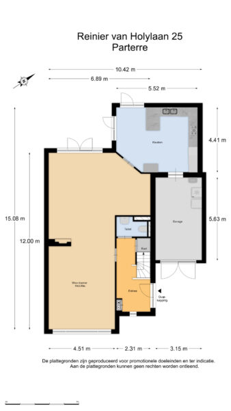 reinier van holylaan 25, heemstede – plattegrond 4