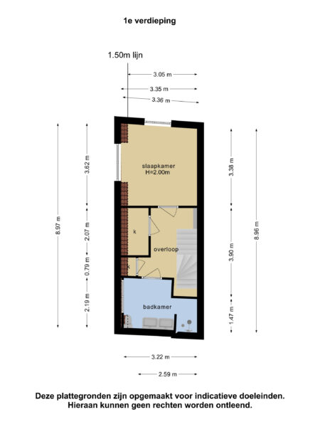 korte margarethastraat 24, haarlem – plattegrond 2