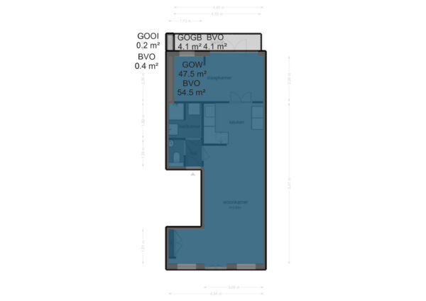 joan melchior kemperstraat 138 1, amsterdam – plattegrond