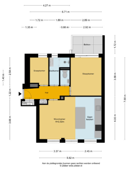 wagenweg 130a, haarlem – plattegrond 2