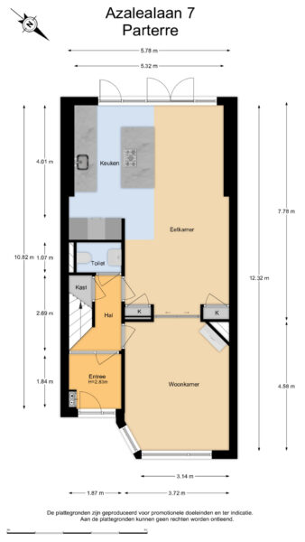 azalealaan 7, heemstede – plattegrond 4