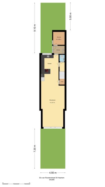 els van roodenstraat 54, haarlem – plattegrond 4