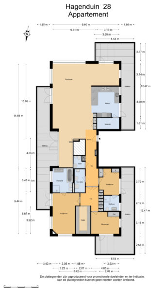 hagenduin 28, heemstede – plattegrond 3