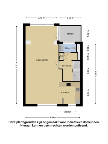 eksterlaan 90b, haarlem – plattegrond 2