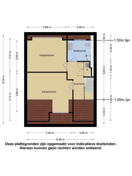 eksterlaan 90b, haarlem – plattegrond
