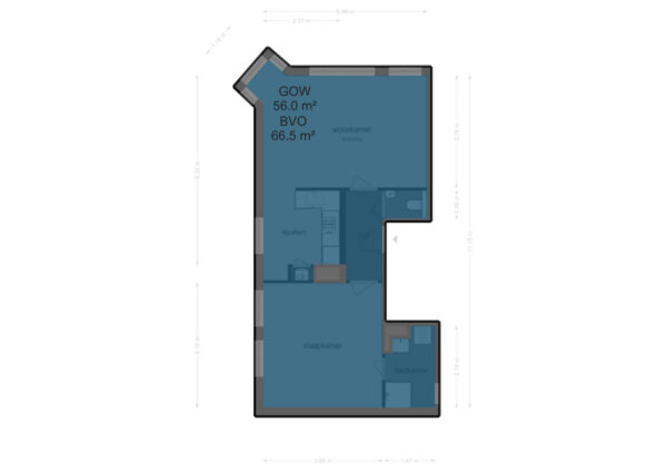 ceintuurbaan 356 2, amsterdam – plattegrond