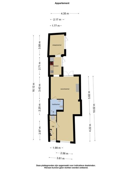 klein heiligland 79zw, haarlem – plattegrond