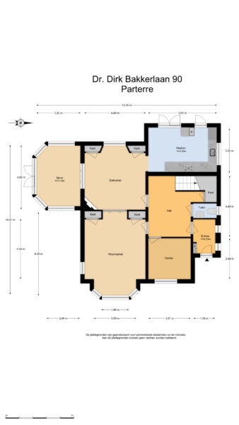 dr. dirk bakkerlaan 90, bloemendaal – plattegrond 8