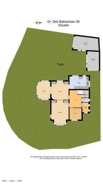 dr. dirk bakkerlaan 90, bloemendaal – plattegrond 7
