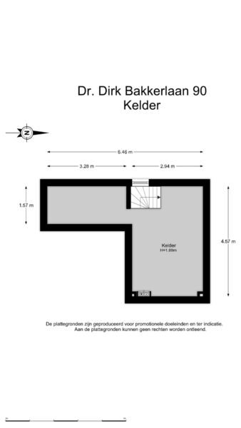 dr. dirk bakkerlaan 90, bloemendaal – plattegrond 3