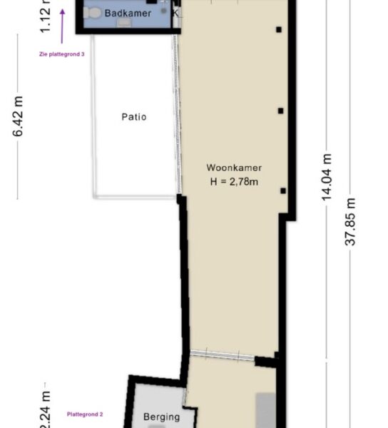 nassaulaan 68, haarlem – plattegrond 4