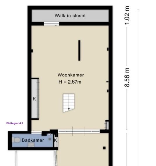 nassaulaan 68, haarlem – plattegrond 6
