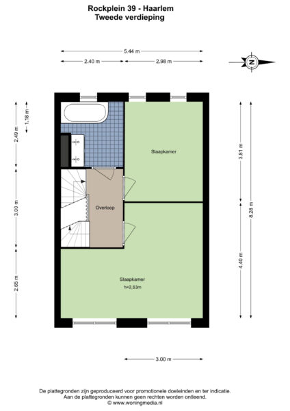 rockplein 39, haarlem – plattegrond 3