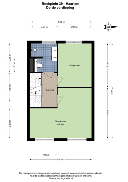 rockplein 39, haarlem – plattegrond 2